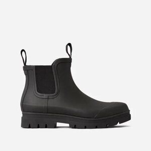 Everlane Shoes - The Rain Boot Ankle Rubber Slip On Black Size 9